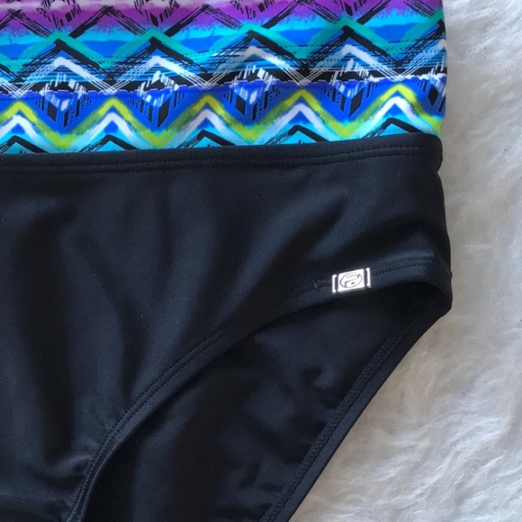 Point Zero Swimsuit Bikini Bottom- Size L (12) - Picture 2 of 5